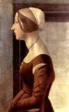 Портрет молодой женщины. 1475 61 x 40 см Дерево, темпера