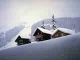Зимняя Альпийская деревня